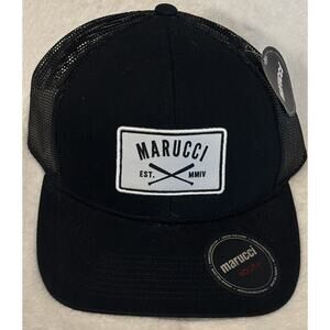 Marucci Baseball Hat Youth Snapback Adjustable Crosspatch Trucker Cap Mesh Back